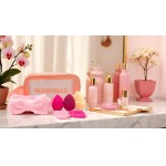 Kit de Maquiagem 7 Peças com Necessaire, Esponjas, Puff, Almofada, Faixa para Cabelo, Conjunto para Beleza e Skincare - Imagem 7