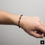 Pulseira 7 Nós Kabbalah Corda Preta Ajustável de 15 a 25cm O Francisco® Original - Imagem 7