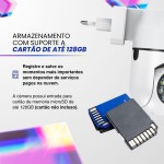 Câmera Segurança WiFi Tomada Sem Fio 2MP 1080p – Visão 360° Noturna Infravermelha, Áudio Bidirecional, Detecção Movimento, MicroSD 128GB, App Yoosee Android iOS - Imagem 7