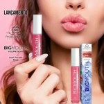 Gloss Labial Efeito Aumenta Lábios, Big mouth, Kit com 2 nas Tons Rosa e Incolor - Kit de Maquiagem - Imagem 4
