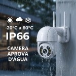 Câmera de Segurança Wi-Fi Externa 360° Full HD com Visão Noturna Infravermelha, Detecção de Movimento e Monitoramento pelo Celular em Tempo Real – Premium À Prova d’Água - Imagem 5