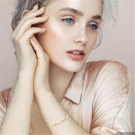 Pulseira de coração romântico para mulheres adolescentes, banhado a ouro rosa 18 K, pulseira ajustável com elos ajustáveis, presentes de aniversário e casamento para sua mãe - Imagem 4