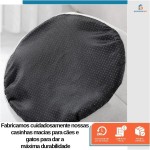 Cama Casa Toca Iglu Tenda Caminha Cabana para Cachorros e Gatos Pet 47cmx45cm - Duke & Dixie (Preto) - Imagem 7