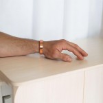 Kit 2 Pulseiras Bracelete Ajustável de Cobre Puro G 18cm - Imagem 8