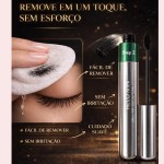 Máscara de Cílios 4D, Rímel 2 em 1, Alongamento e Volume, Preta à Prova d'Água, 15g - Maquiagem - Imagem 3
