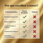 Gel Incolor Cílios Sobrancelhas Game On Ruby Rose - Fixação Forte Duradoura - Máscara Transparente HB-509 - Imagem 7