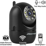 Câmera de Vigilância Rotativa com Visão Noturna e Áudio Bidirecional 360 Graus para Ambientes Internos Full HD 1080p - Imagem 3