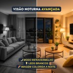 Câmera de Segurança Lâmpada Bivolt WiFi IP Full HD com Áudio Bidirecional, Visão Noturna 1080P, Detecção de Movimento, Giratória 360°, Prova D'água, Monitoramento pelo Celular App Yoosee - Imagem 3