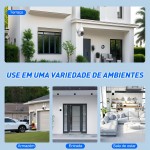Câmera de Segurança Kit 2, Wifi 1080p 360° Full Hd Ip Prova D'áGua Infravermelho Ao Ar Livre Hd VisãO Noturna Pode DiáLogo - Imagem 9