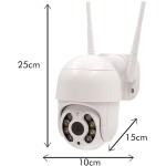 Haiz Câmera de Segurança Com Antena Speed Dome Ip Wi-fi Sistema Icsee Infravermelho Sd HZ-A8 - Imagem 7