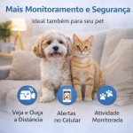 Câmera Babá Eletrônica Wi-Fi com Microfone, Visão Noturna e Detecção de Movimento – Monitoramento Inteligente de Bebês e Pets. (Bivolt) - Imagem 3