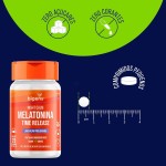 Night Calm Time Release, Liberação Prolongada, 210 mcg de Melatonina, Bigens, Kit 2x 120 comprimidos sublinguais - Imagem 4