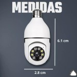 Kit com 2 Câmeras de Segurança IP Lâmpada WiFi Full HD 1080p, Prova D'água, Giratória e com Visão Noturna Infravermelha 1080p, Bivolt, Detecção de Movimento, Áudio Bidirecional - Premium - Imagem 6