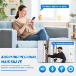 Câmera de Segurança, Wifi 1080p 360° Full Hd Ip Prova D'áGua Infravermelho Ao Ar Livre Hd VisãO Noturna Pode DiáLogo HC0T257 - Imagem 5