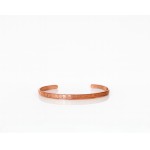 Pulseira Bracelete Ajustável Bordado de Cobre Puro 14cm - Imagem 2