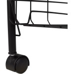 Mor - Fruteira com Rodas 4 Andares Preta - Imagem 2