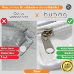 Kit 3 Organizador Brinquedos Ursinhos Carrinhos Empilhável Guarda Roupa C/Zíper Dobravél 1P + 1M + 1 G - bubag - Imagem 9