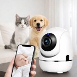 Camera Ip Wifi Giratória 1080p Estilo Babá Eletrônica Com Visão Noturna e Alerta De Movimento Microfone Infravermelho Sem Fio com App Câmera Panorâmica Detecção de Movimento - Premium - Imagem 9