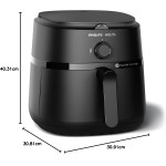 Fritadeira Airfryer Série 1000 XL, Philips Walita, 6,2 litros, Tecnologia RapidAir, Preta, 2 anos de garantia, 220v - NA130/09 - Imagem 10