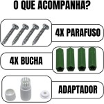 Câmera De Segurança Branca Para Parte Externa Da Casa Com Wi-Fi E Rotação De 320º Horizontal e 110° Vertical Visão Noturna E Sensor De Movimento - Imagem 3