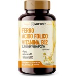 Ácido Fólico + Ferro + Vitamina B12-60 Cápsulas 500 MG