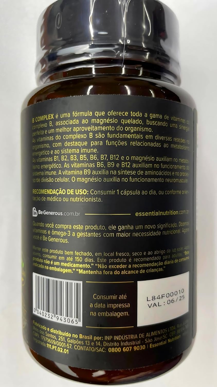 B-Complex-Essential-Nutrition-120-Capsulas.jpg B Complex Essential Nutrition 120 Cápsulas