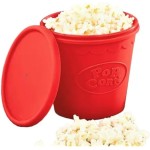 Balde Pipoca Pipoqueira Para Microondas Em Silicone Sem Óleo