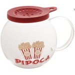 Balde Pipoqueira Silicone Para Micro-ondas Sem Óleo, Retrátil, 280g, 26x14.5cm, Material Plástico