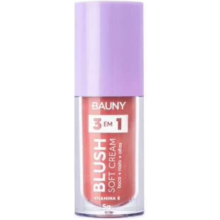 Bauny - Blush Líquido Soft Cream 3 Em 1 Sunny 5g