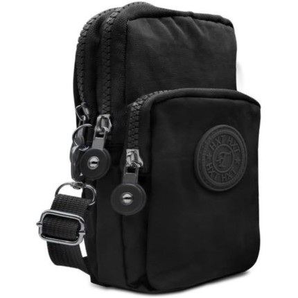 Bolsa Bag Tiracolo Transversal Compacta Versátil e Impermeável com Alça Ajustável