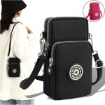 Bolsa Bag Tiracolo Transversal Compacta Versátil e Impermeável com Alça Ajustável - Imagem 2