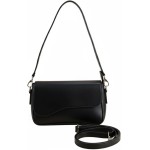 Bolsa Feminina Baguete Transversal Ombro Tiracolo Lisa Gabriela Ribeiro