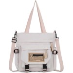 Bolsa Feminina Casual Moderna Alça Ajustável Transversal Lateral Ombro Tendência Estilosa Compacta Escolar Faculdade Dia a Dia Trabalho Viagem Passeio