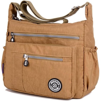 Bolsa Feminina Nylon Transversal Multi Uso Regulável Espaçosa Moderna Impermeável