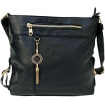 Bolsa Feminina Transversal Tiracolo Alça de Ombro, Preto, Média