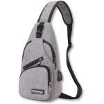 Bolsa Transversal Masculina Urbana Compacta com Compartimentos Inteligentes — Tecido Resistente, Leve e Versátil para Trabalho, Viagem e Dia a Dia