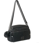 Bolsa Transversal Preta Feminina Com Bolso Rebecca Bonbon CLIO STYLE