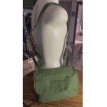 Bolsa Transversal em Lona Estilo Militar, Verde, Bolsa de Passeio Casual - Imagem 2