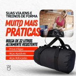 Bolsa de Academia Viagem e Treino 32 Litros Resistente