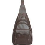Bolsa de couro transversal masculina 100% legítimo elegante casual 013 preta e marrom dia a dia para trabalho