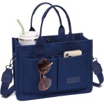 Bolsa feminina com compartimentos, bolsa grande de lona, bolsas transversais, bolsa de trabalho, laptop, livros