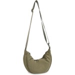 Bolsa tiracolo de nylon, crescente, bolsas masculinas e femininas modernas, bolsa transversal pequena, estilo Hobo
