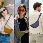 Bolsa tiracolo de nylon, crescente, bolsas masculinas e femininas modernas, bolsa transversal pequena, estilo Hobo - Imagem 2