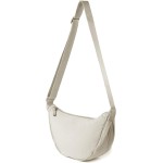 Bolsa tiracolo de nylon crescente para mulheres e homens, pochete transversal, bolsa tiracolo leve para viagem