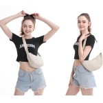 Bolsa tiracolo de nylon crescente para mulheres e homens, pochete transversal, bolsa tiracolo leve para viagem - Imagem 2