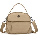 Bolsa tiracolo pequena feminina casual de nylon bolsa de telefone pequena carteira de viagem