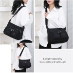 Bolsas transversais femininas bolsa de ombro espaçosa com vários bolsos bolsa tiracolo feminina