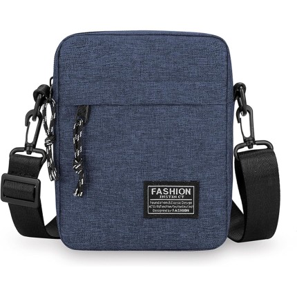 Bolsas transversais para homens e mulheres, bolsa de ombro de viagem, carteira de celular, pequena bolsa carteiro casual para trabalho, trilha, viagens