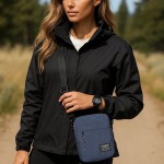 Bolsas transversais para homens e mulheres, bolsa de ombro de viagem, carteira de celular, pequena bolsa carteiro casual para trabalho, trilha, viagens - Imagem 2