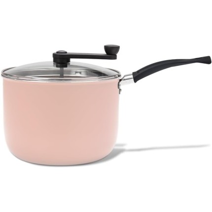 Brinox, Pipoqueira Brinox Ceramic Life Rainbow Ø20cm 4,2 Litros Rosa